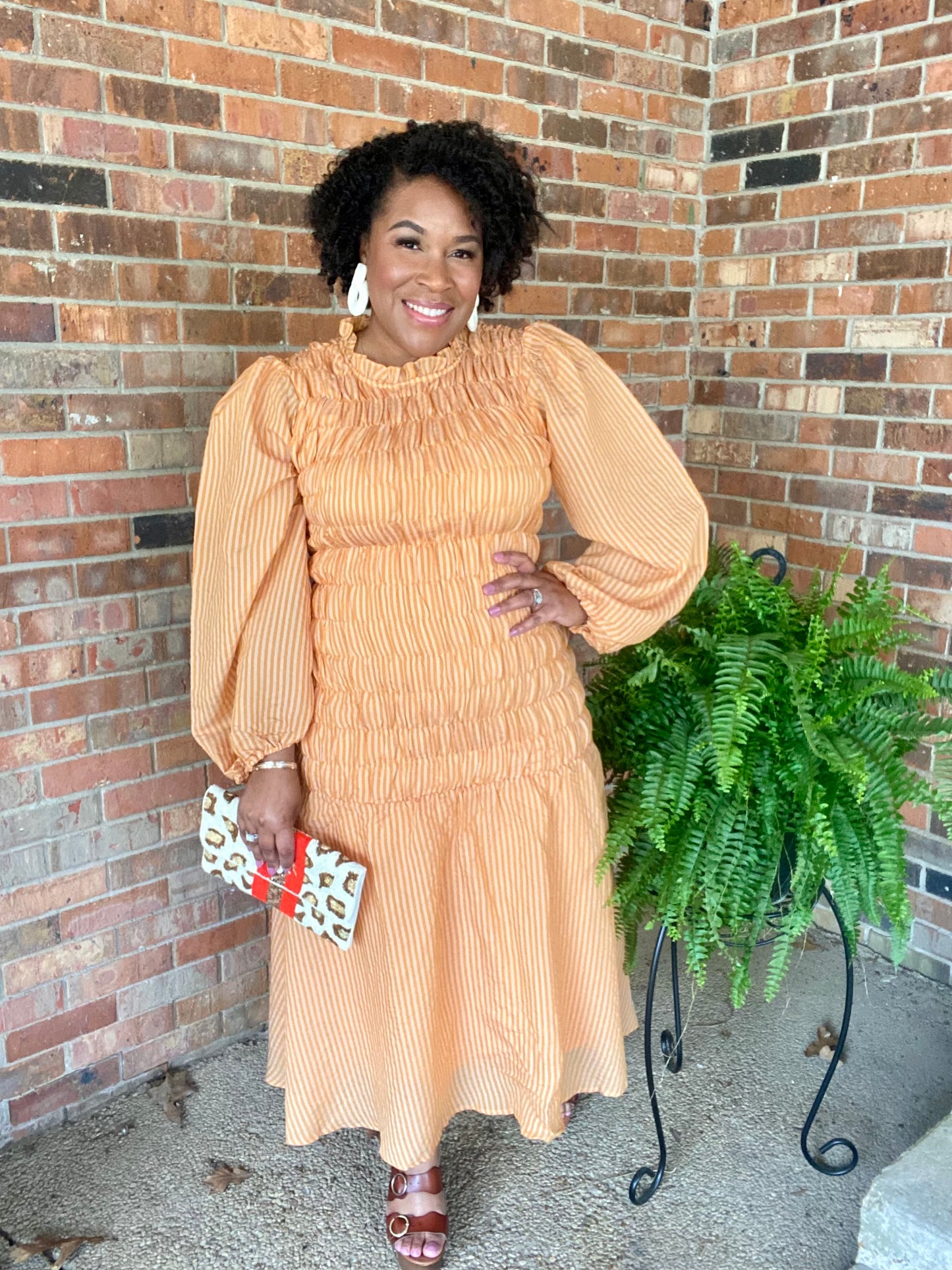 Mustard Midi Dress