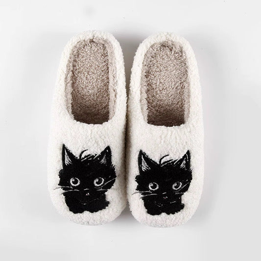 Black Cat Slippers *CIJ SPECIAL*