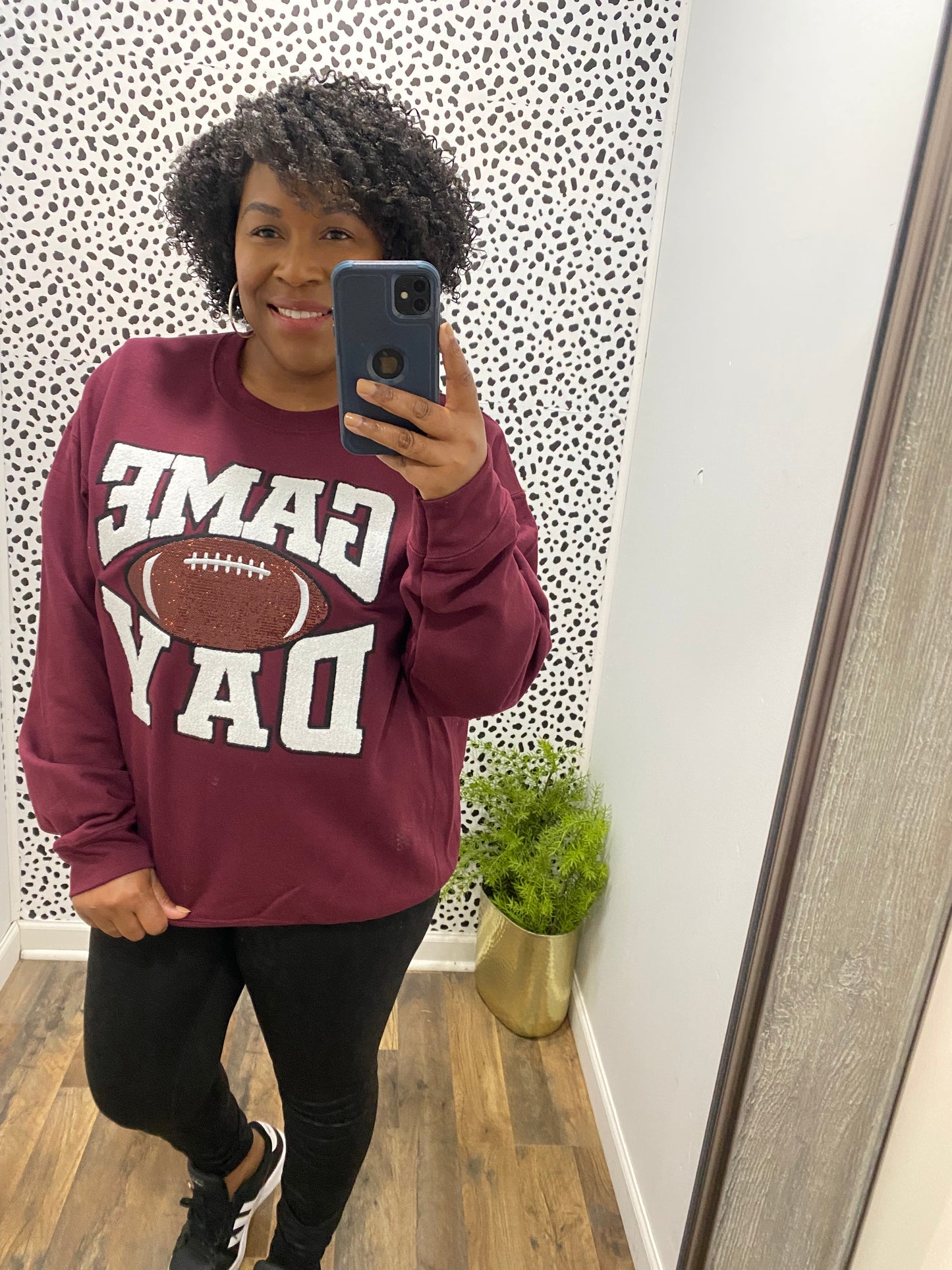 Burgundy Game Day