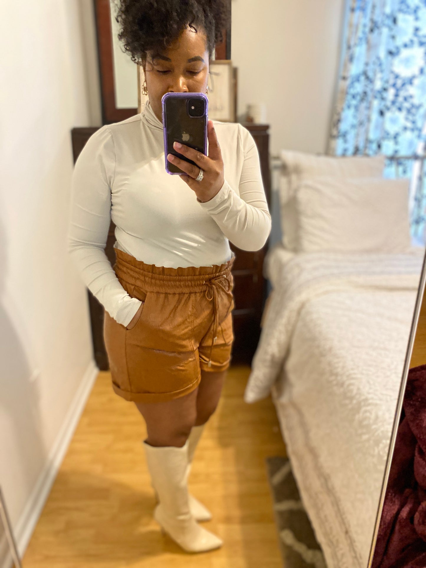 Leather Shorts