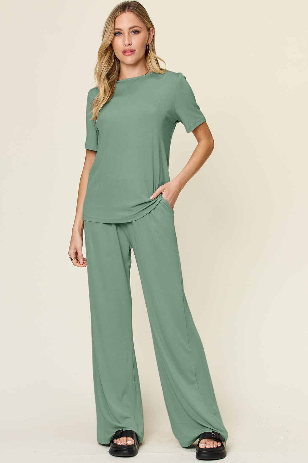 Pre-order: The Perfect Wide Leg Pants Set