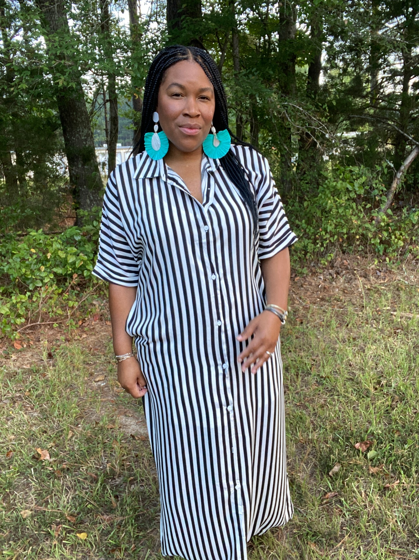 It's a Vibe Shirt Dress