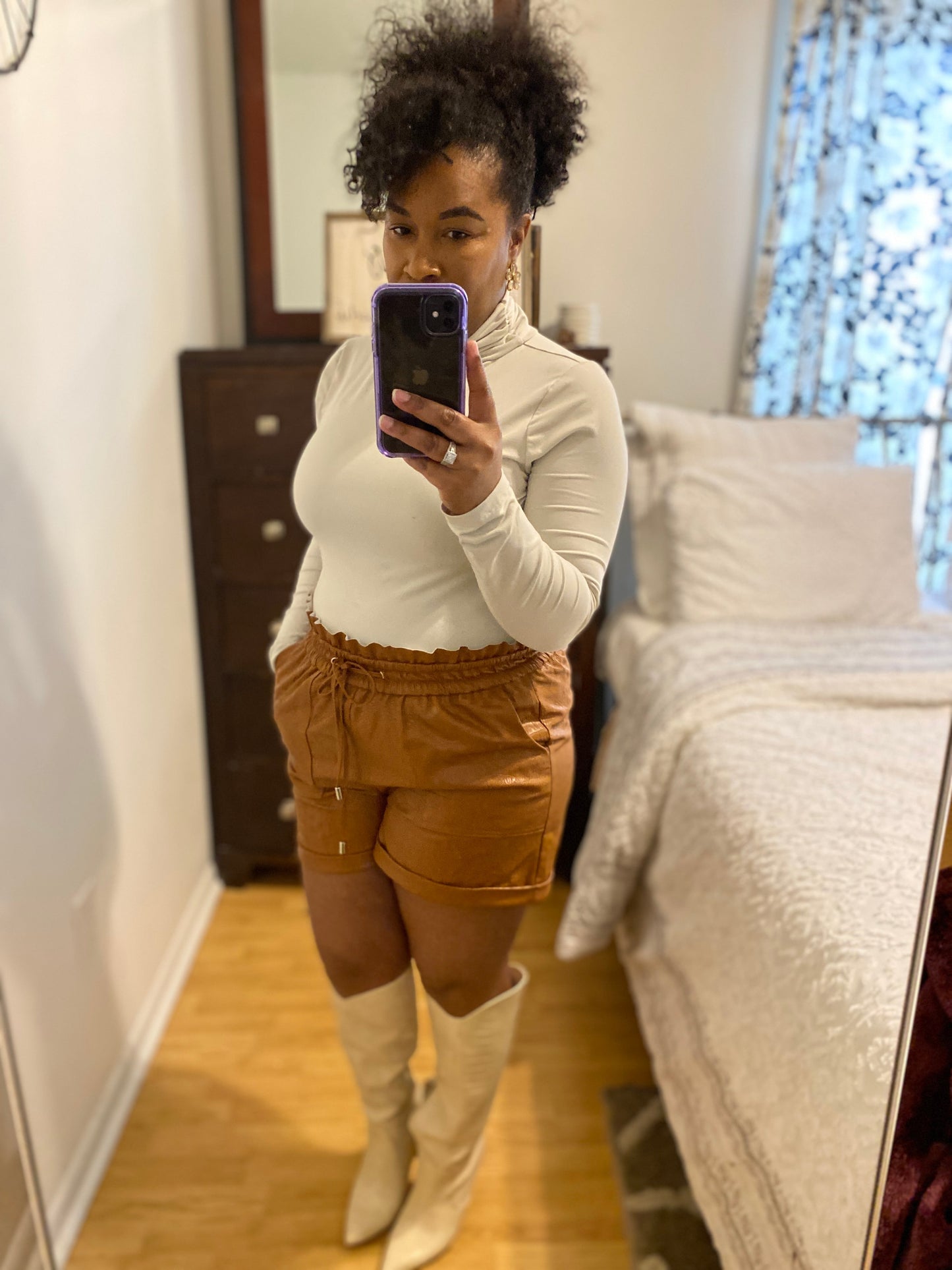 Leather Shorts