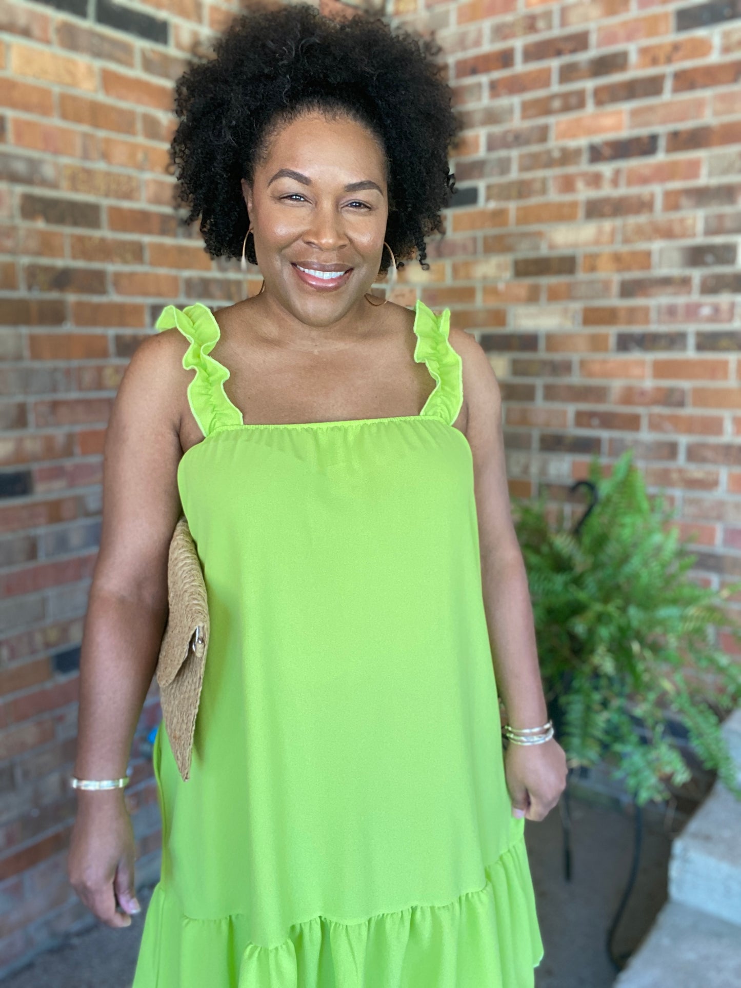 Lime Fling Dress