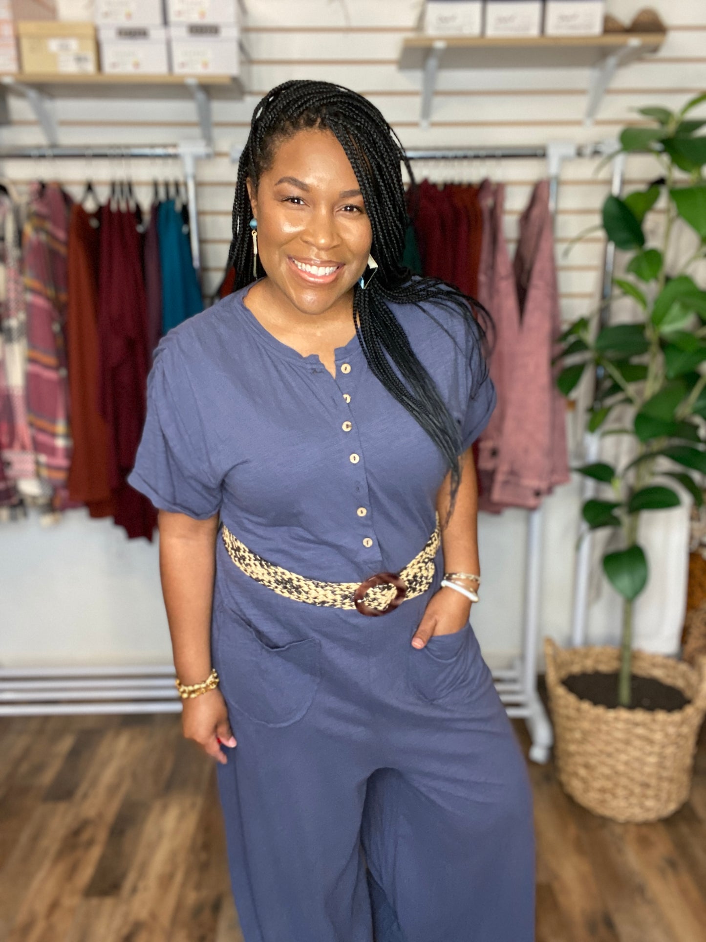 Midnight Knit Jumpsuit