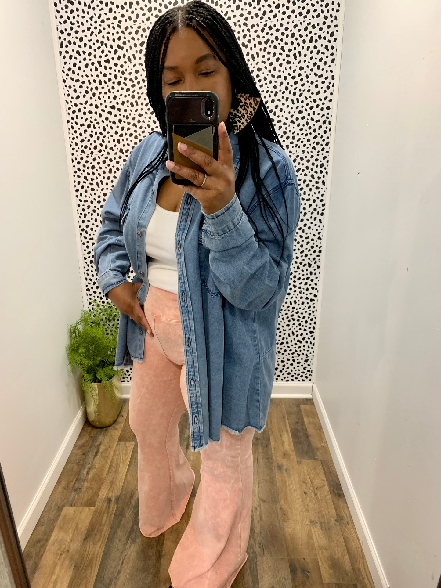 Rose Acid Wash Bells