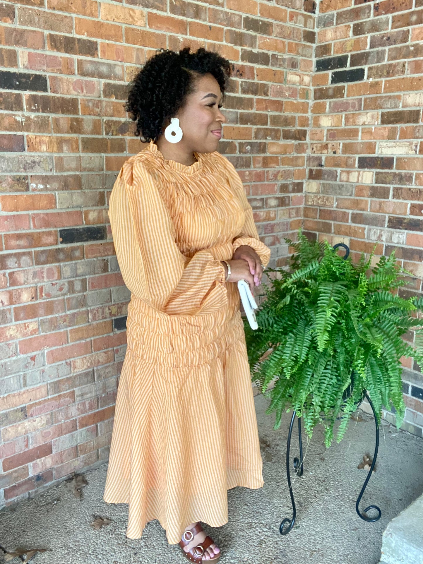 Mustard Midi Dress