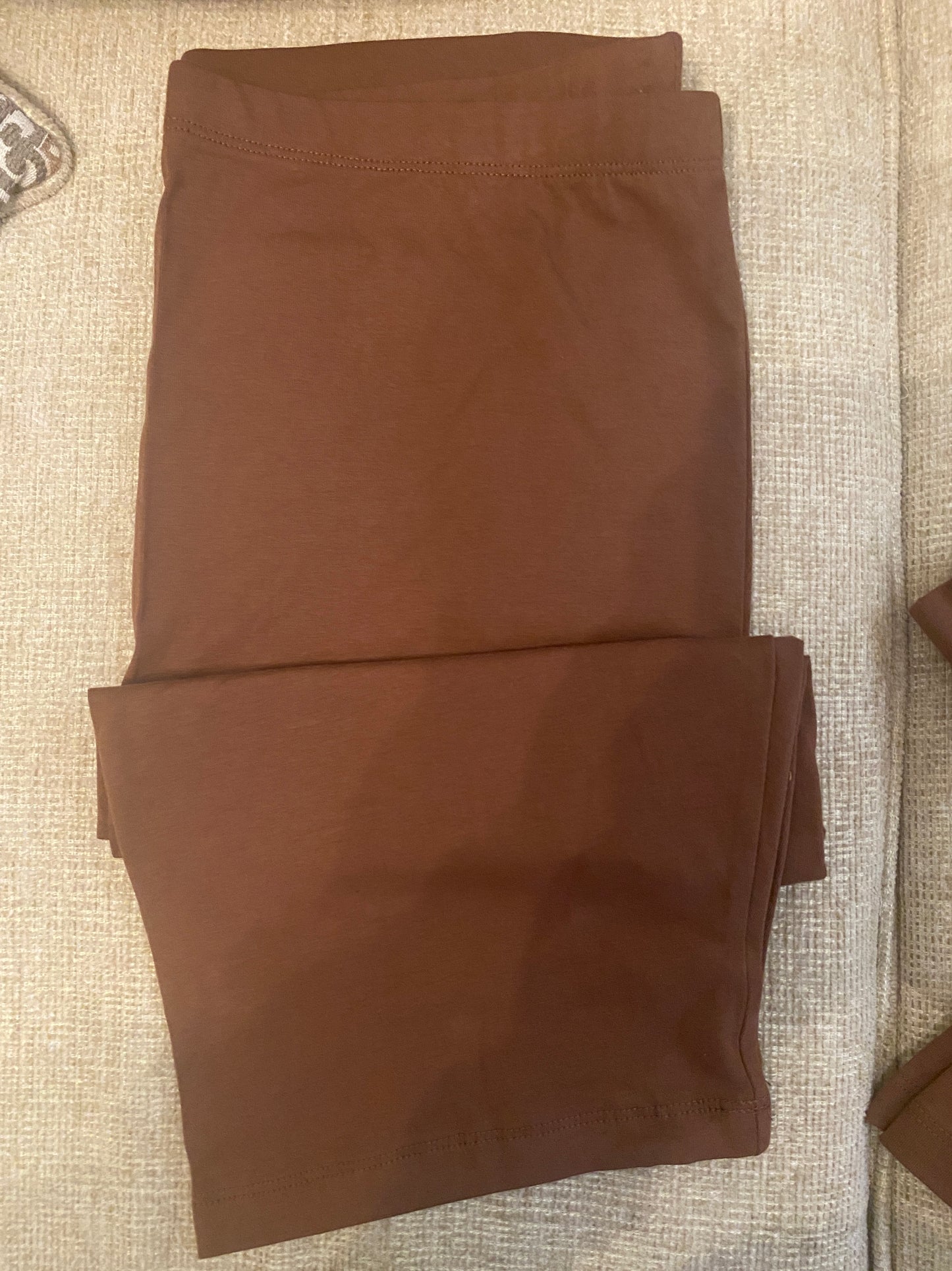 Brown Biker Shorts