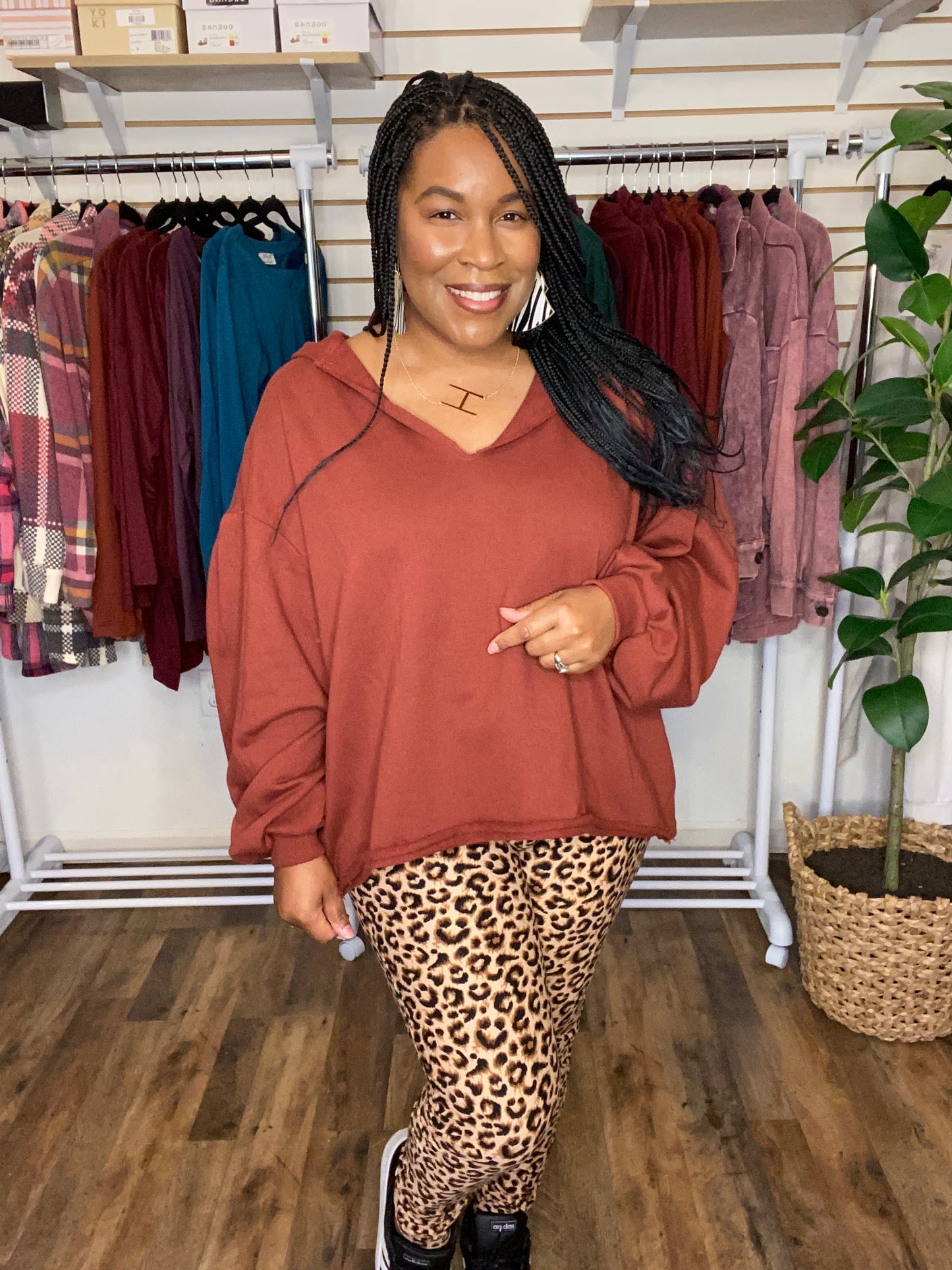 Leopard Drawstring Jogger