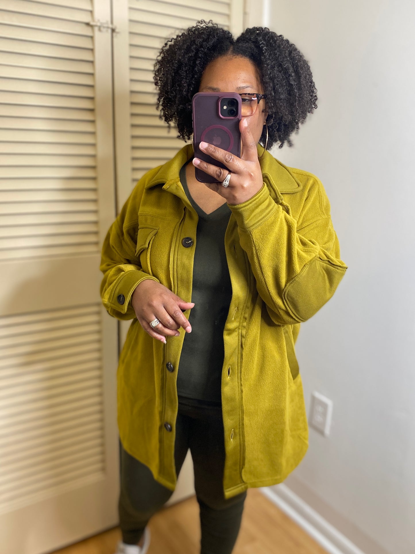 Olive Mustard Shacket