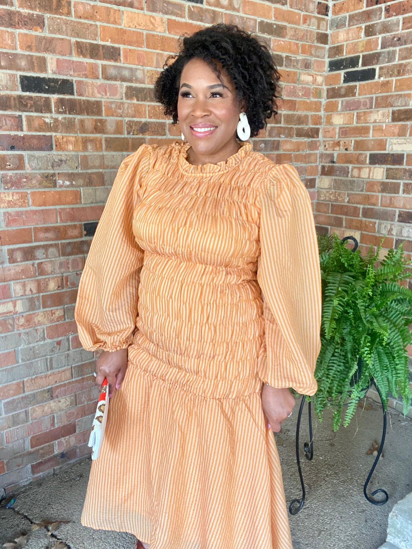 Mustard Midi Dress