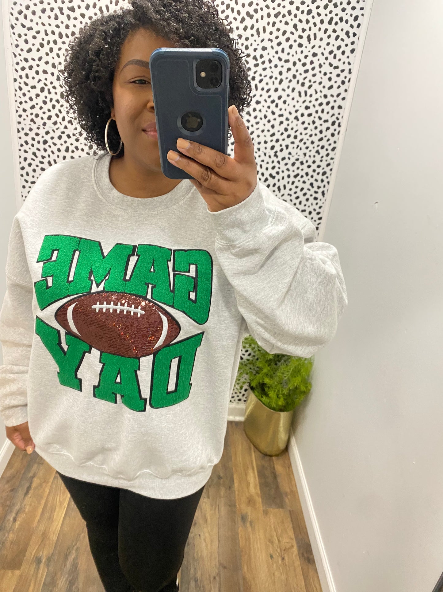 Green Game Day Sweatshirt