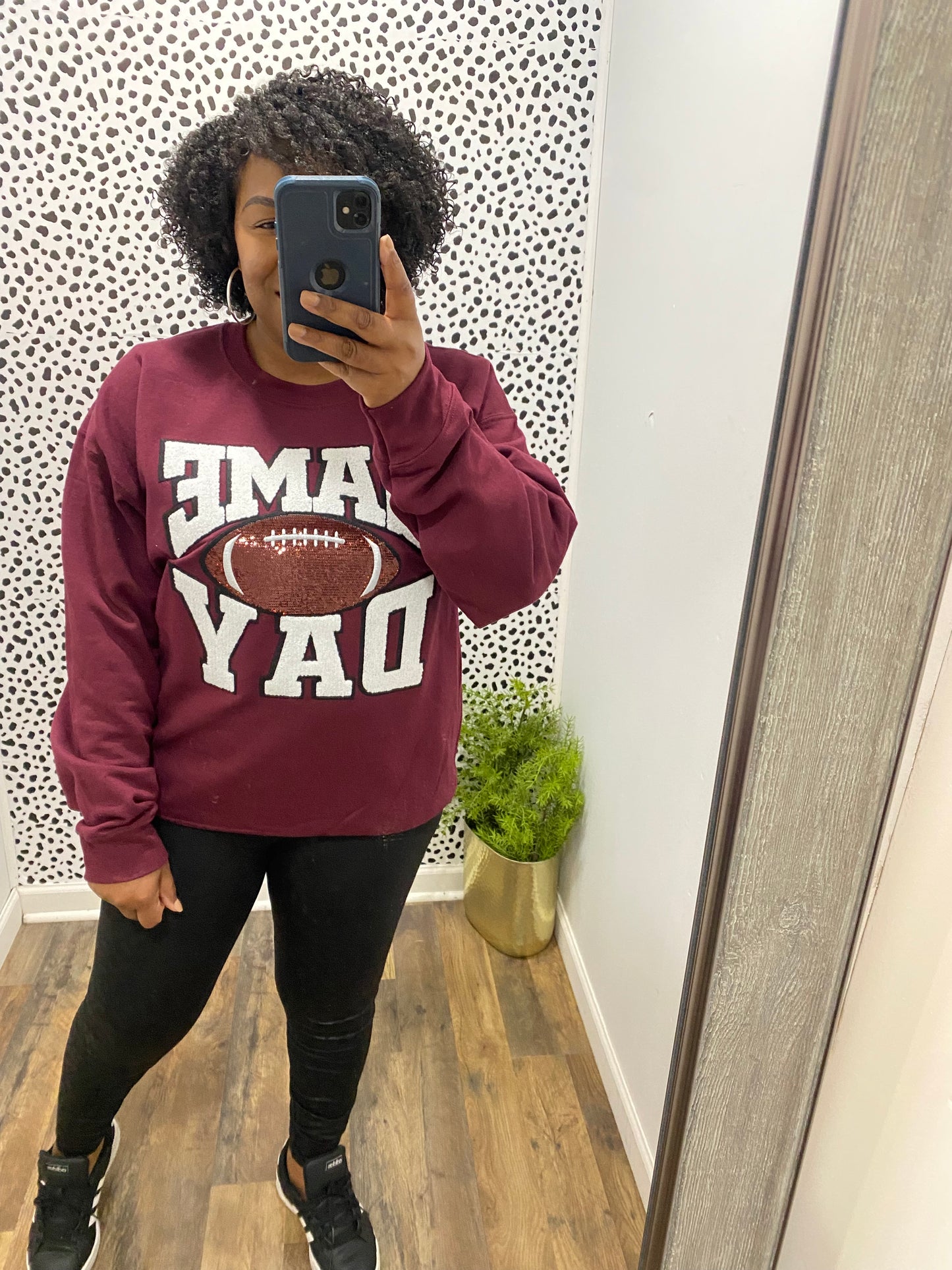 Burgundy Game Day