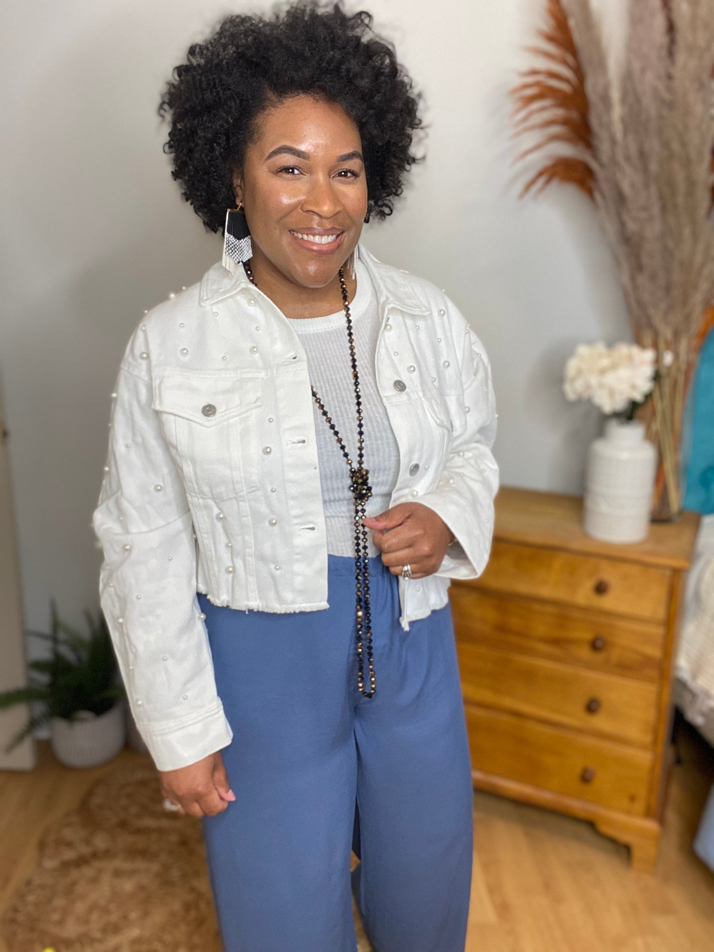 Pearl Denim Jacket