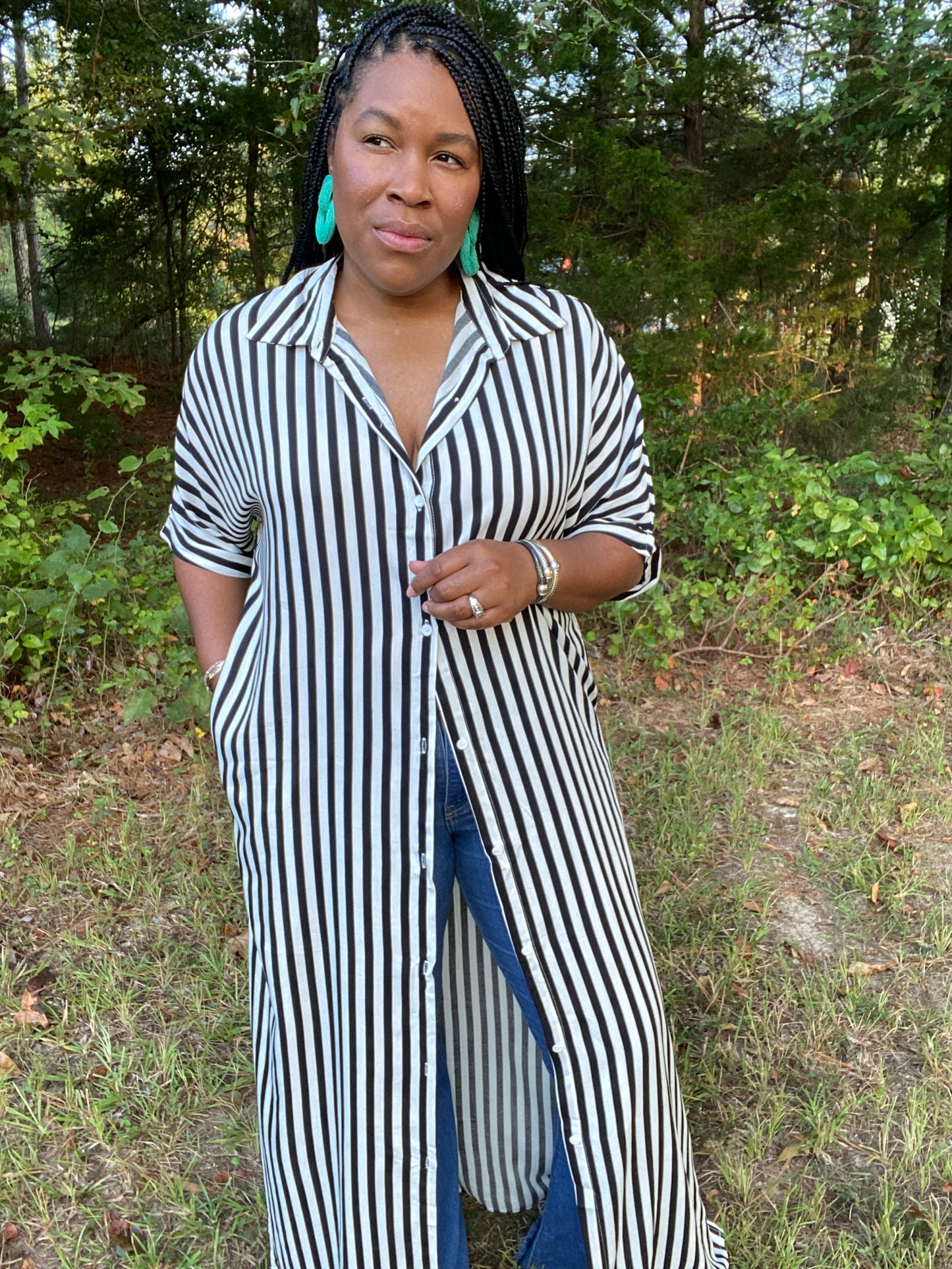 It's a Vibe Shirt Dress