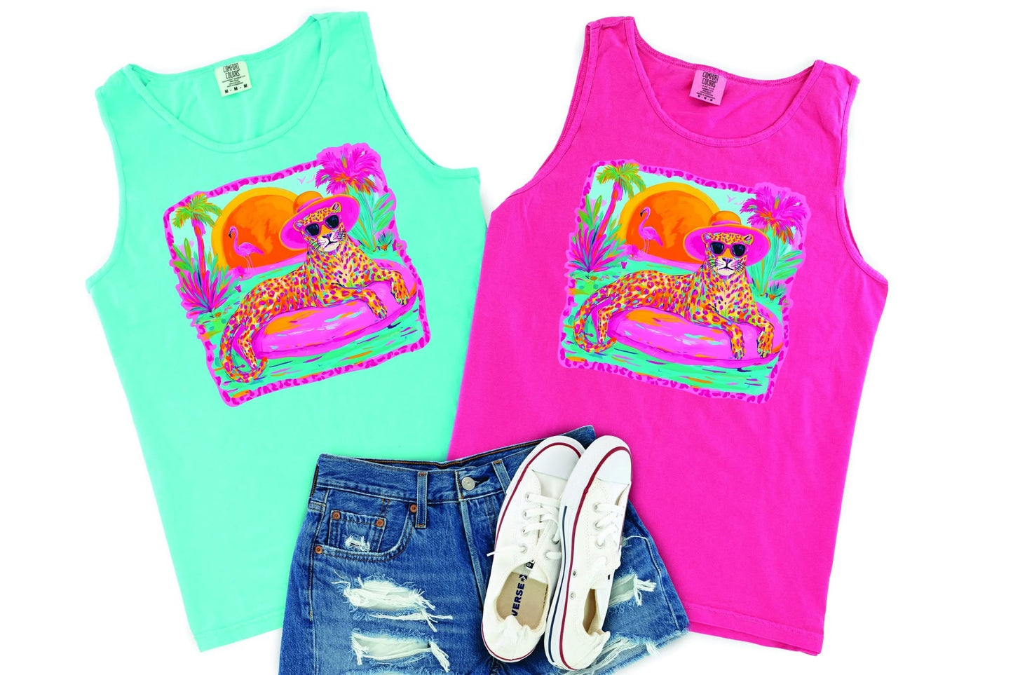 **FLASH SALE** SUMMER CHEETAH TEE/TANK