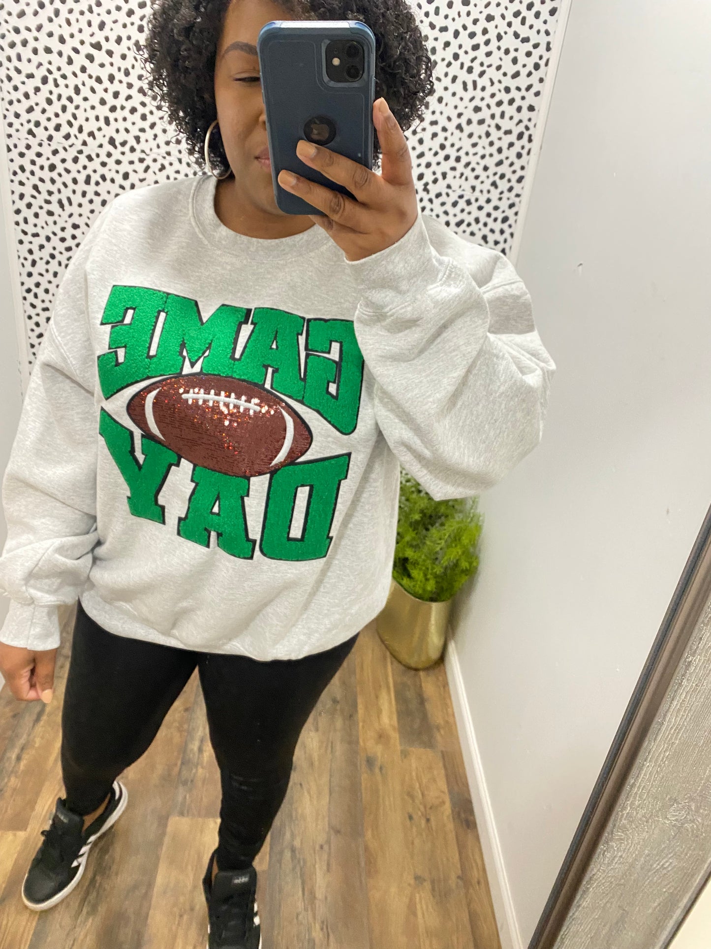 Green Game Day Sweatshirt