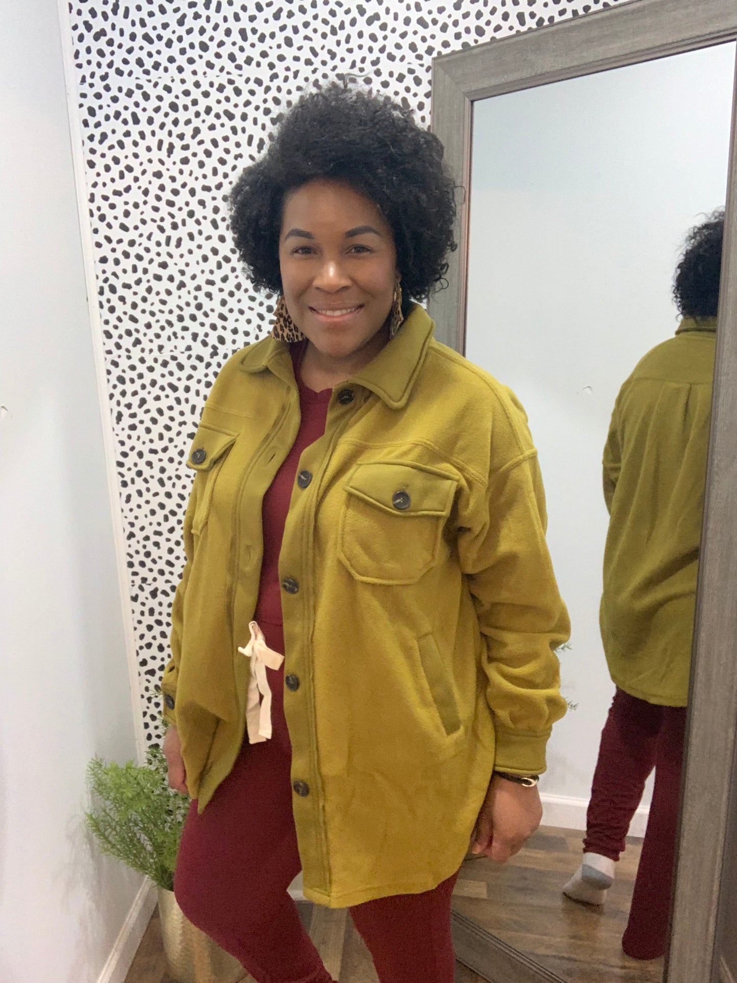 Olive Mustard Shacket