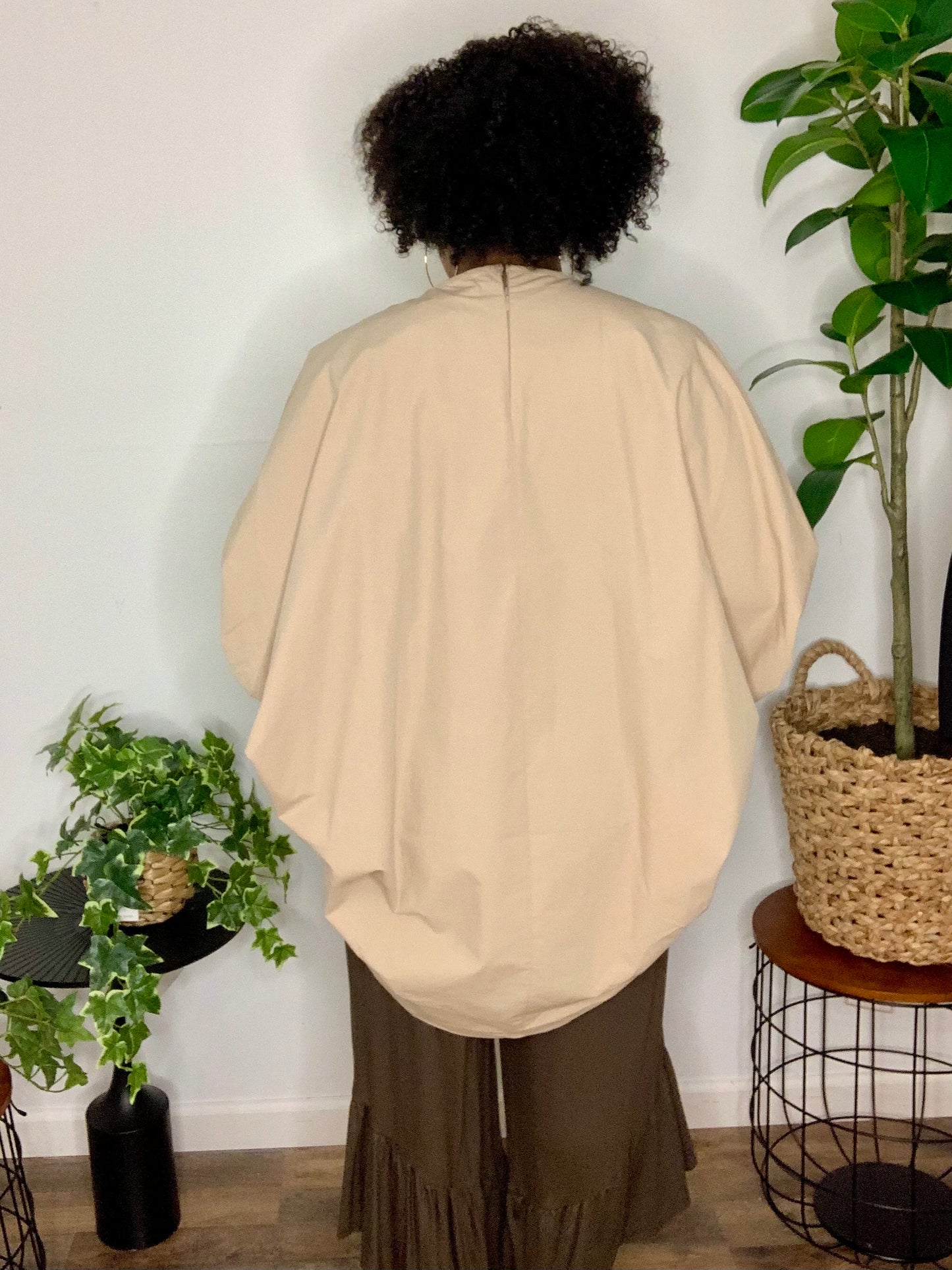 Khaki Tunic Top