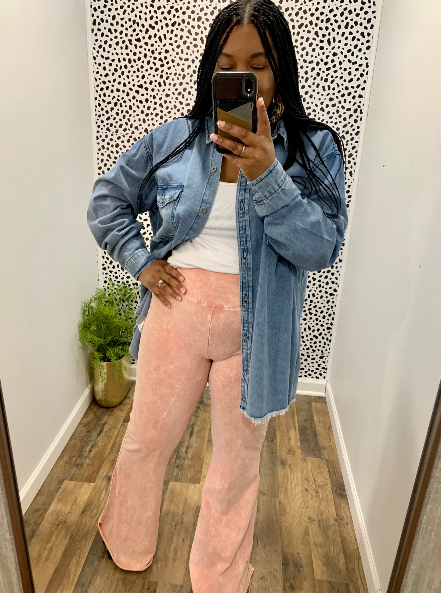 Rose Acid Wash Bells