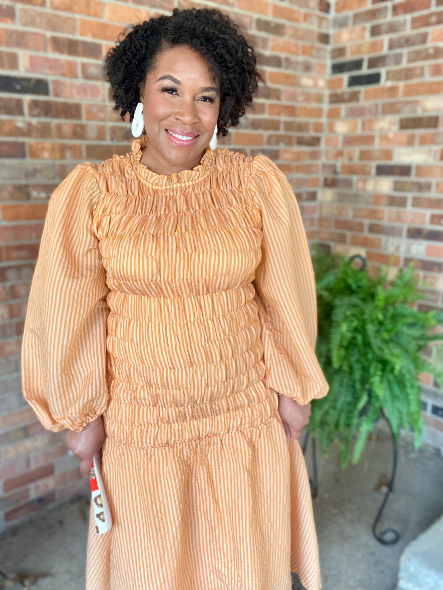 Mustard Midi Dress