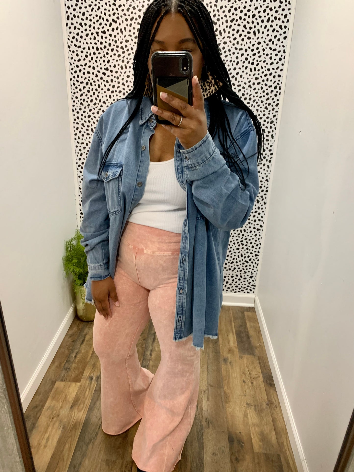 Rose Acid Wash Bells