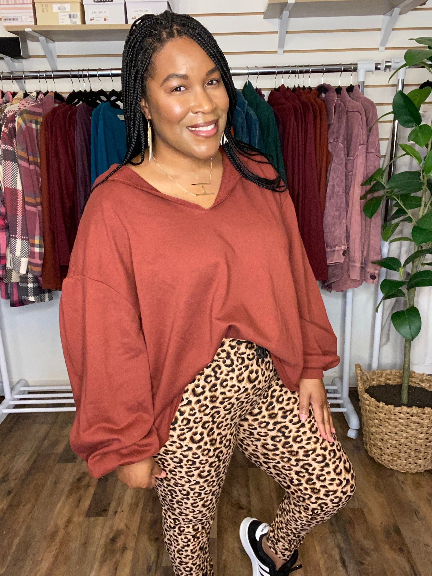 Leopard Drawstring Jogger