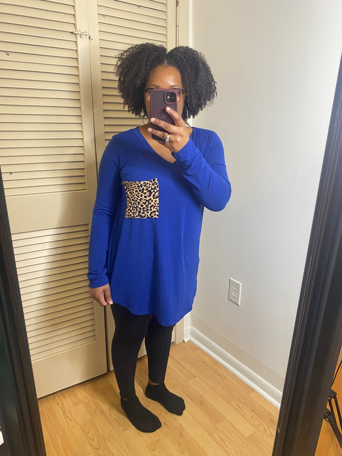 Blue Leopard Pocket Set