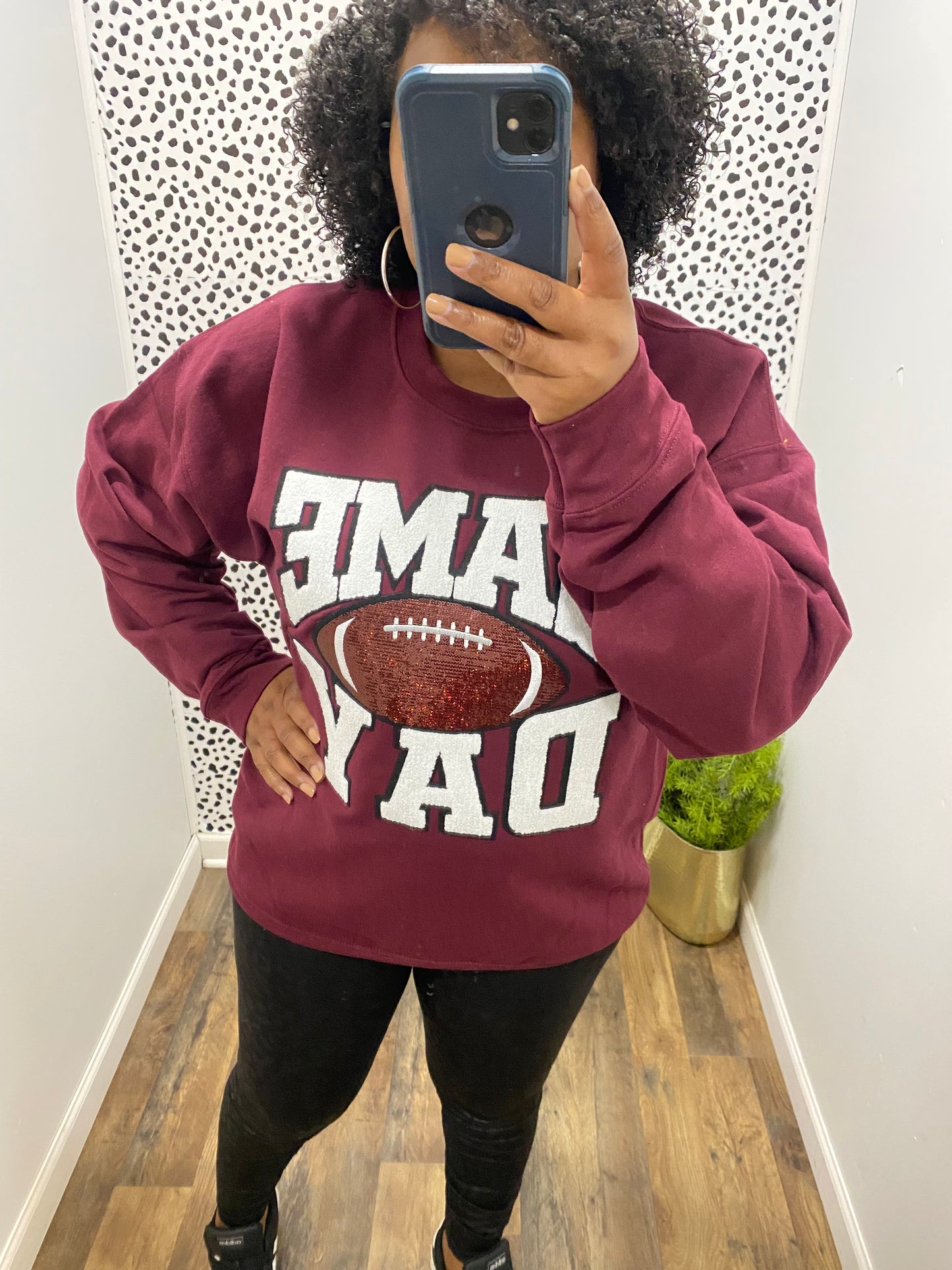Burgundy Game Day