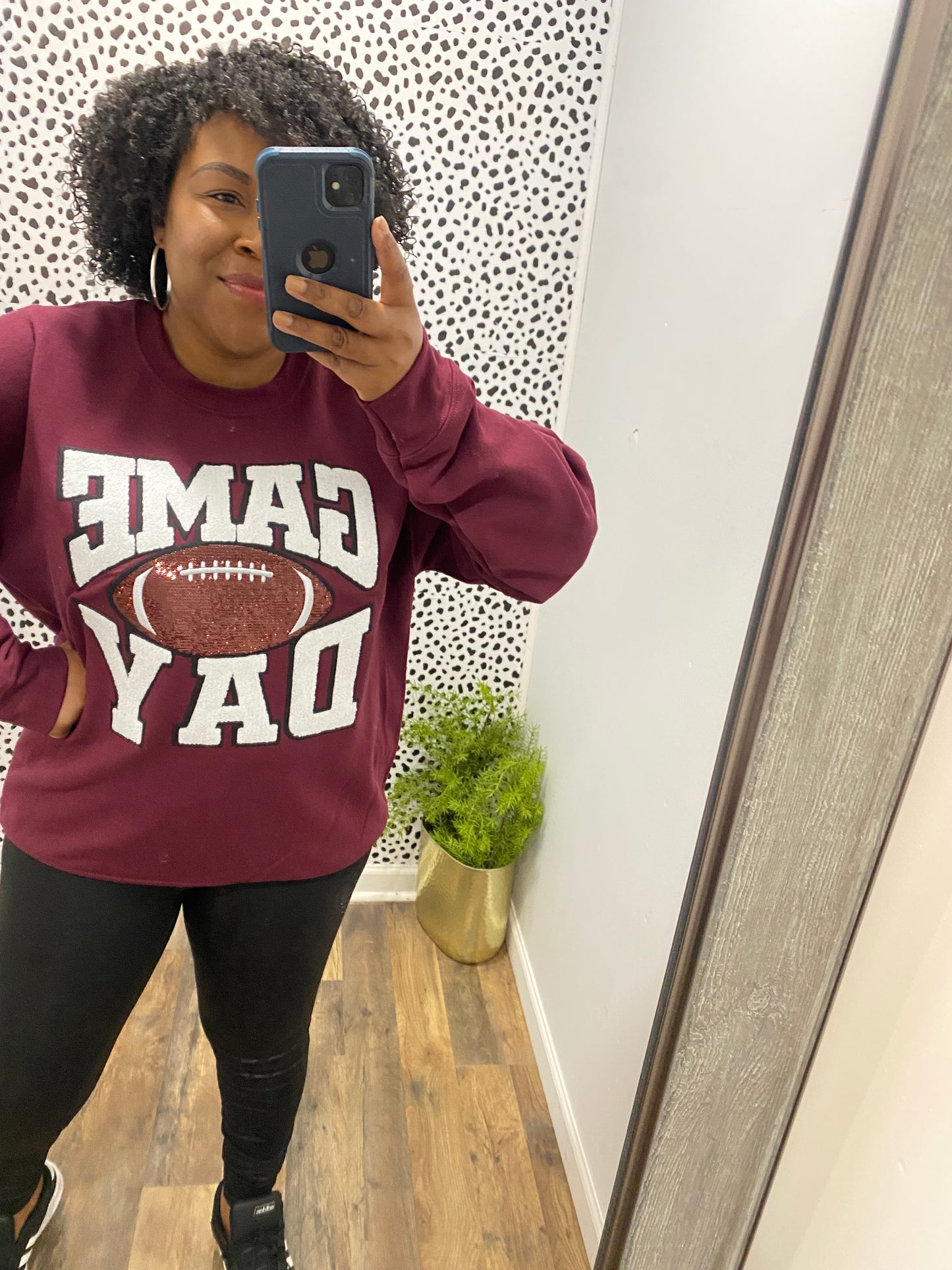 Burgundy Game Day