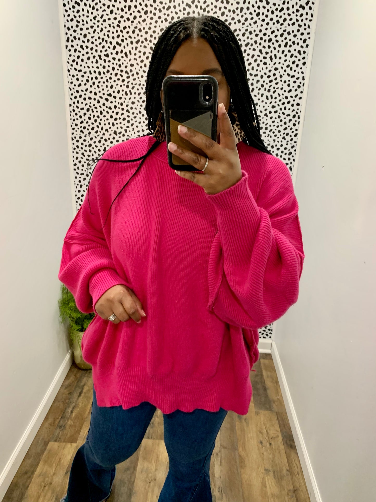 Hot Pink Sweater