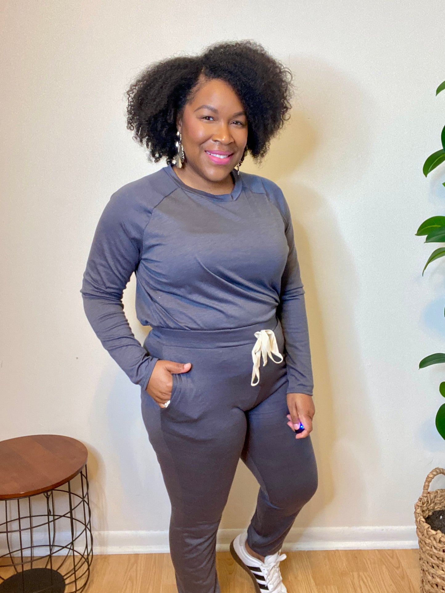 Gray Jogger Set