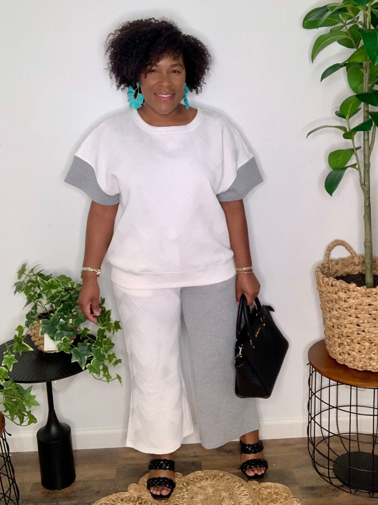 Preorder: Color Block Textured Set