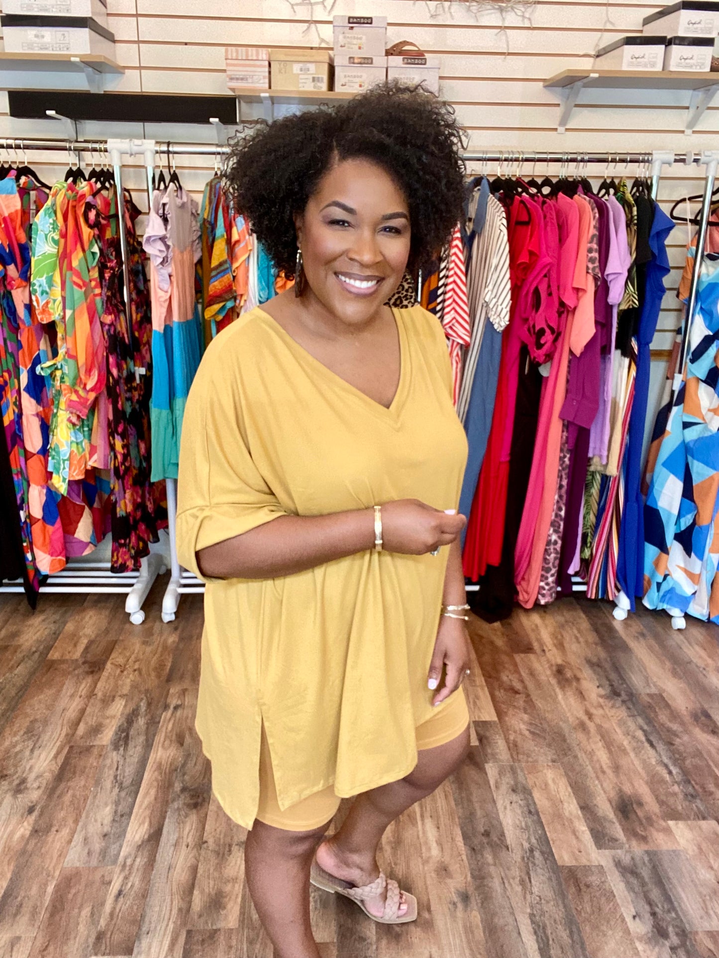 Coordinating Mustard Set (Plus)