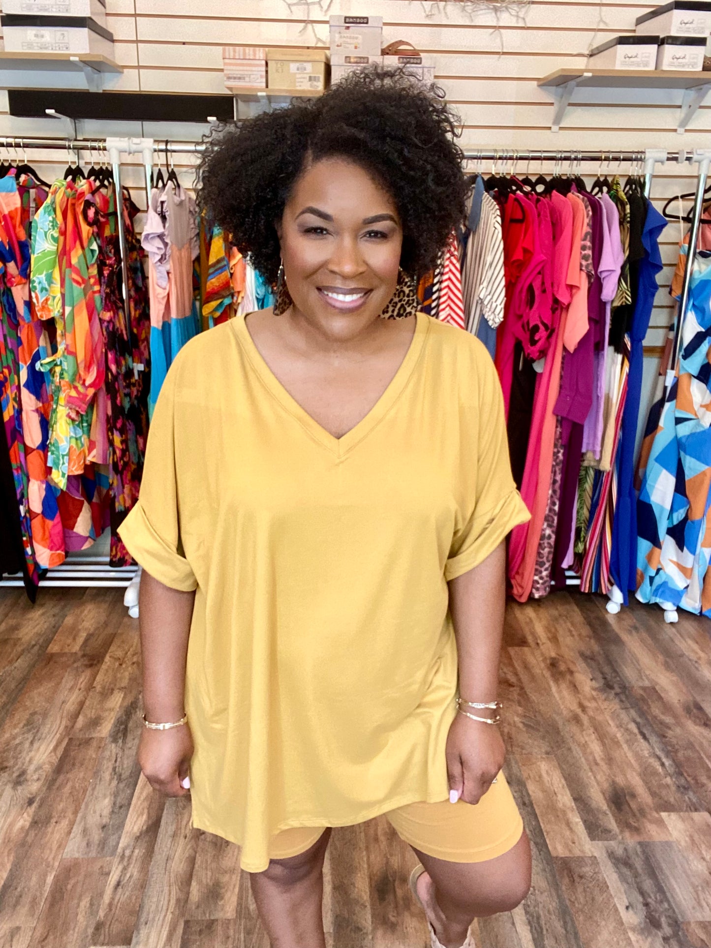 Coordinating Mustard Set (Plus)