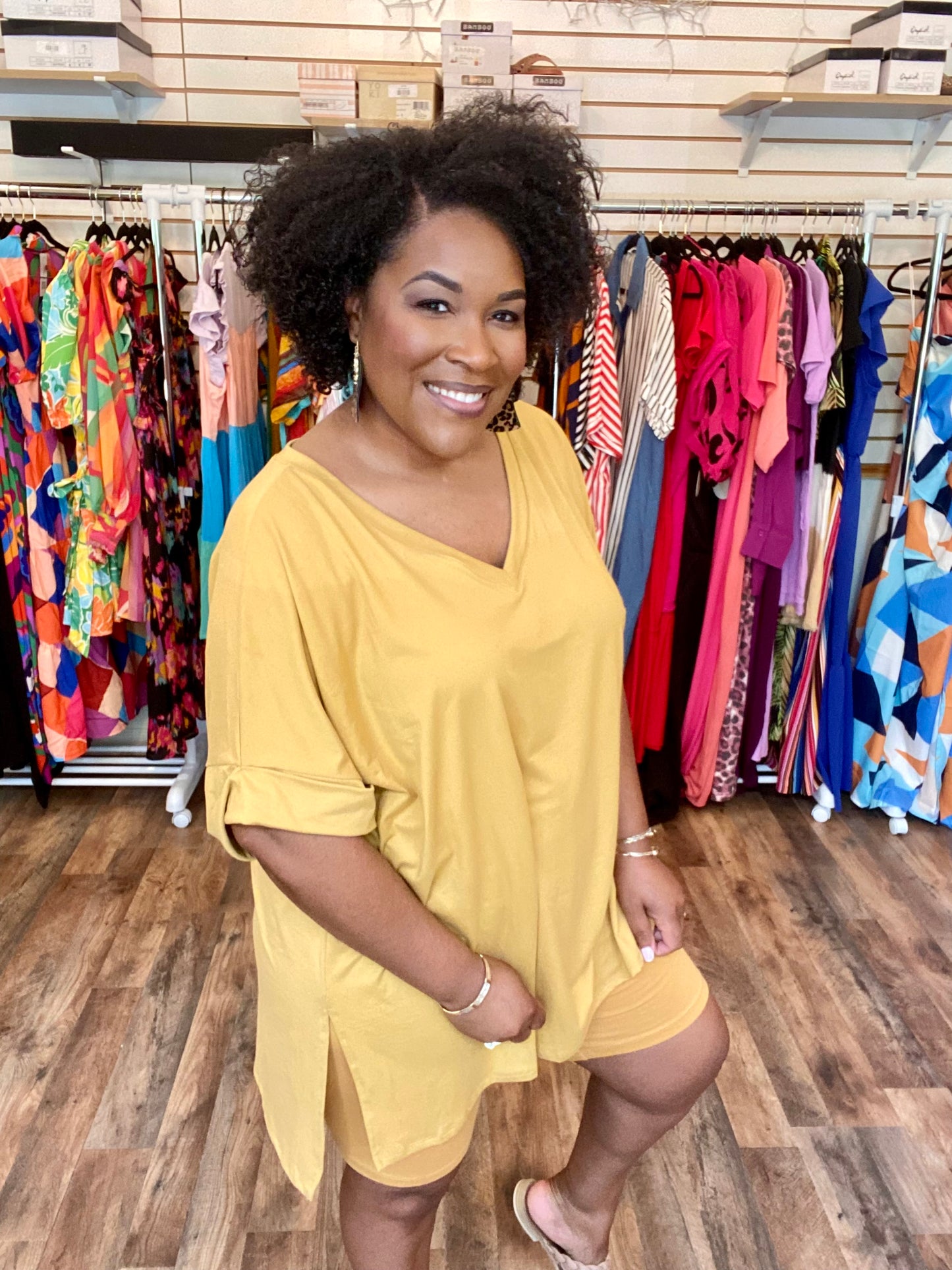 Coordinating Mustard Set (Plus)