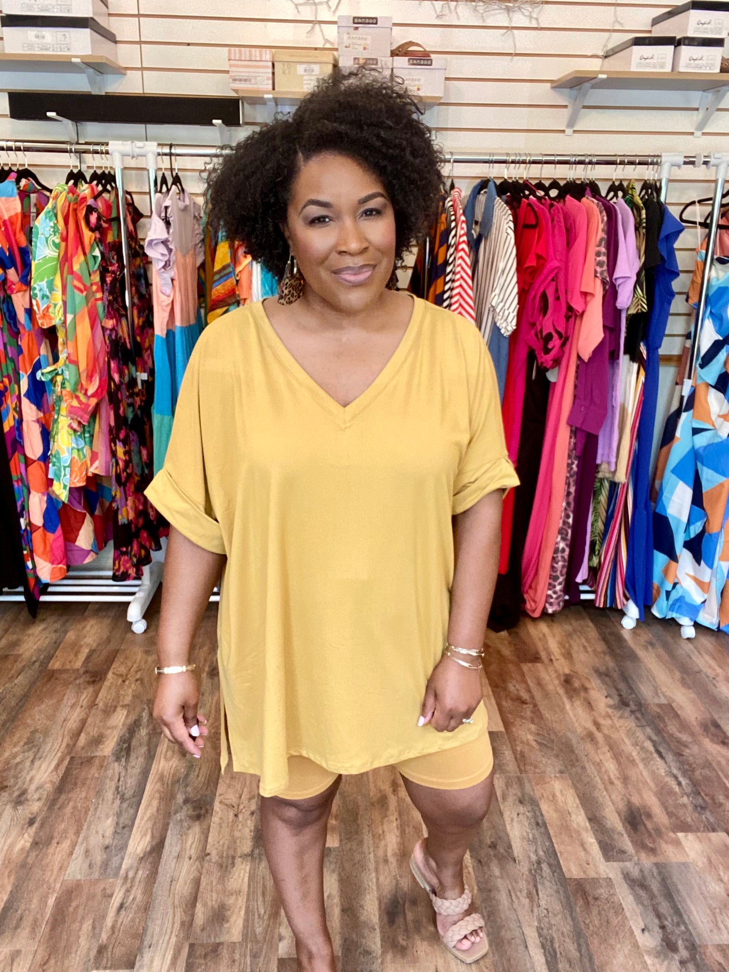Coordinating Mustard Set (Plus)