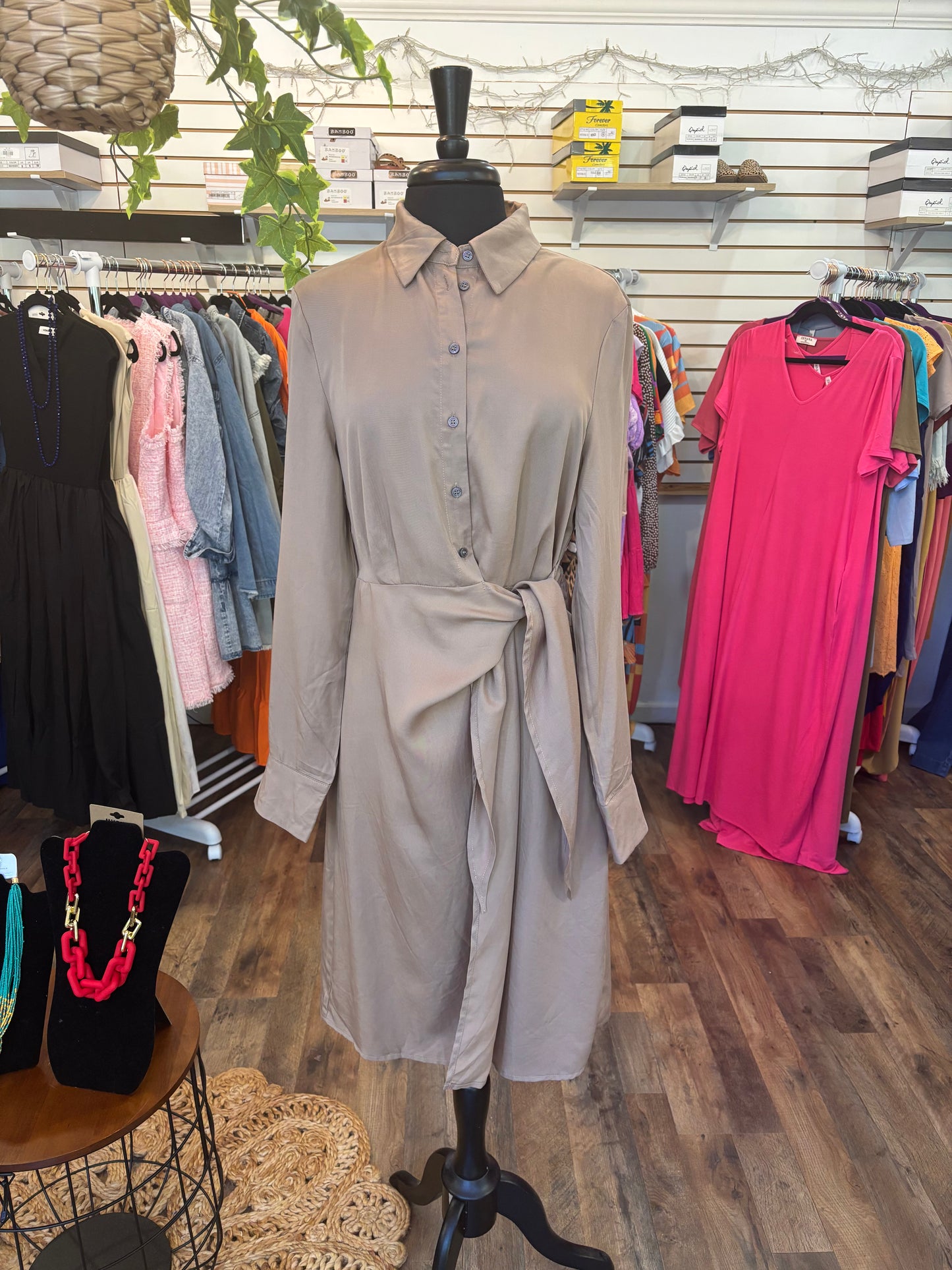 Side tie Wrap Dress