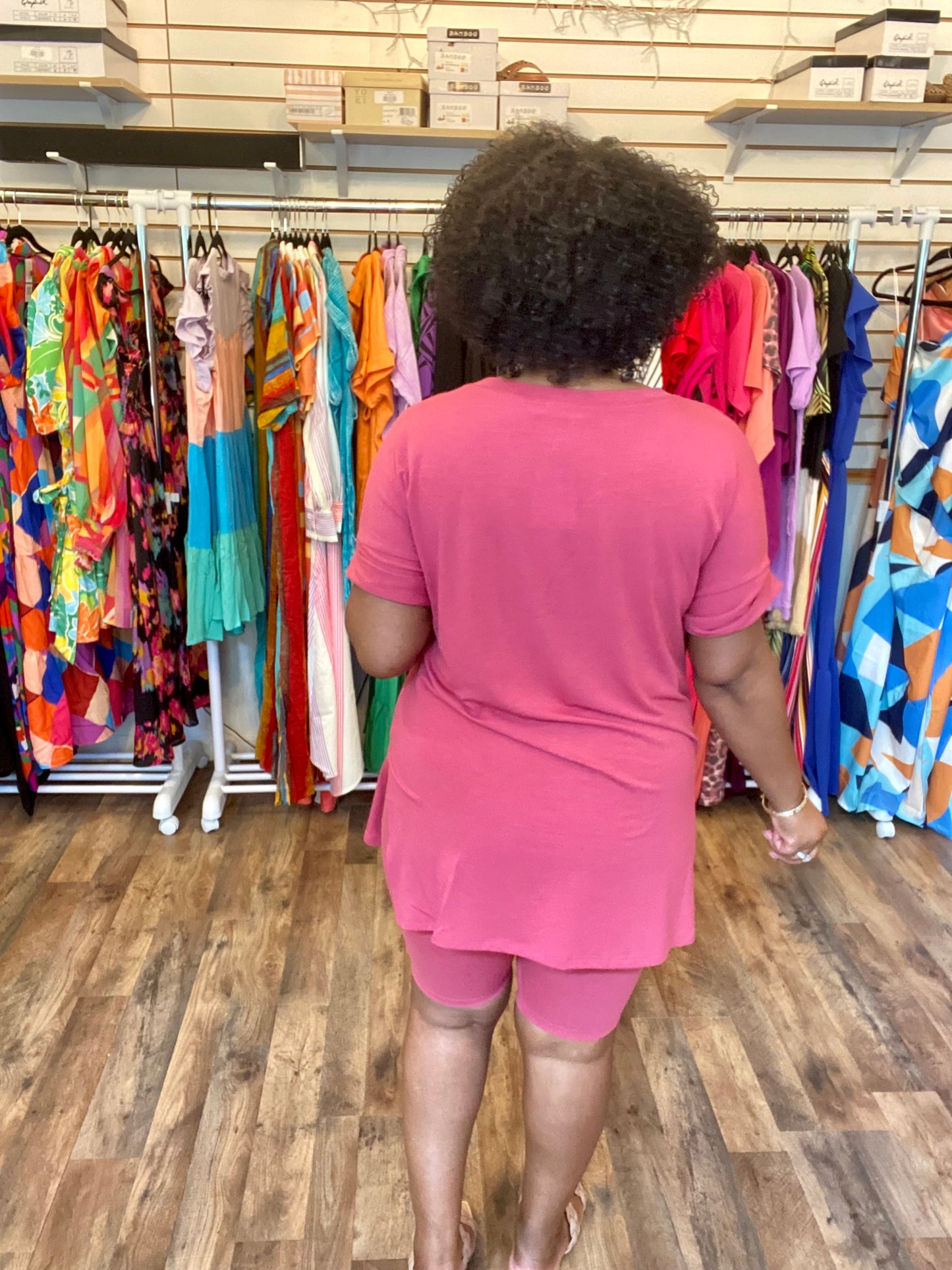 Coordinating Ash Rose Short Set (Misses)