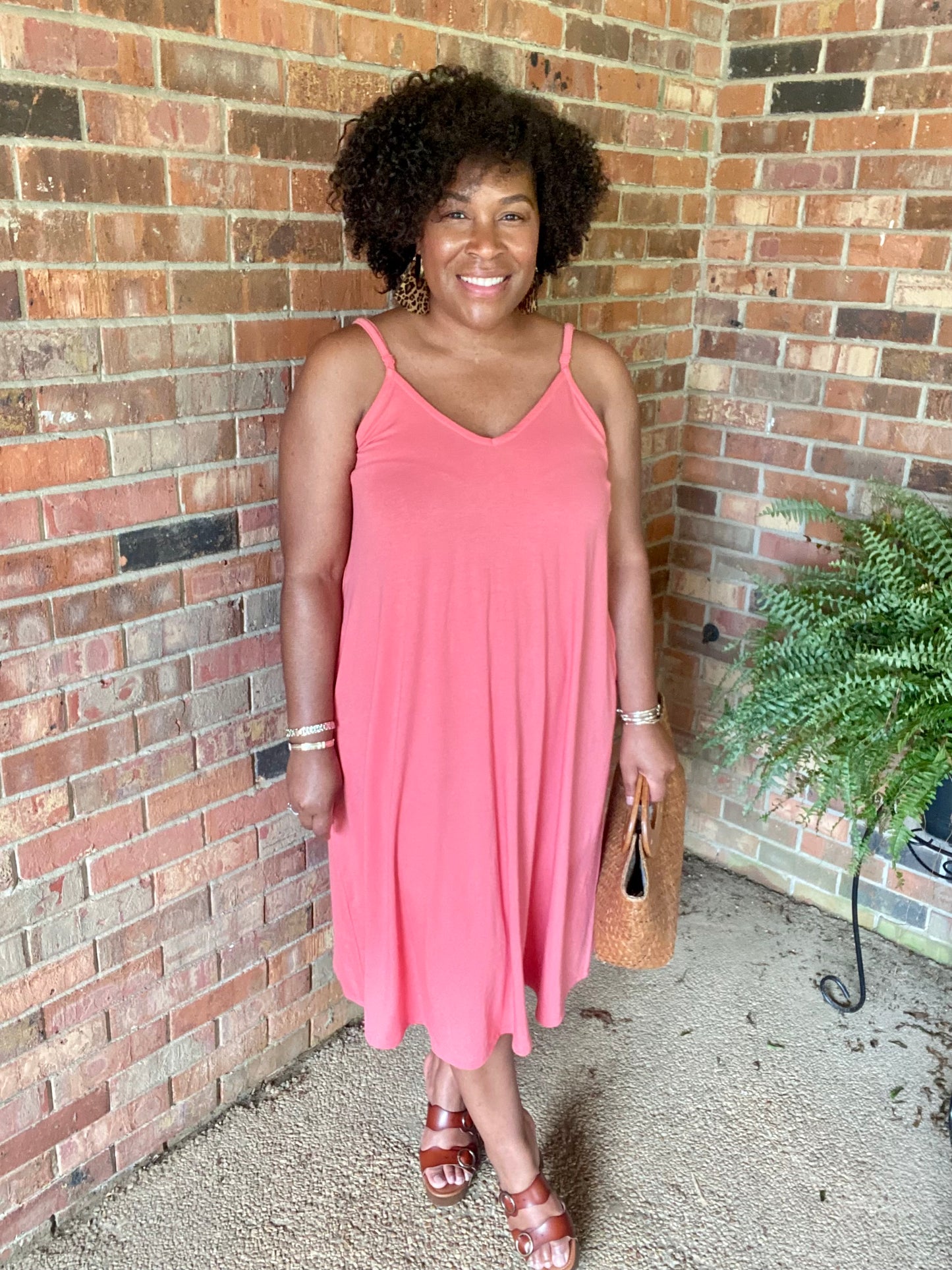 Coral Maxi Dress