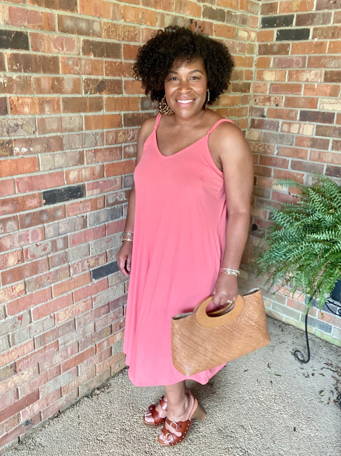 Coral Maxi Dress