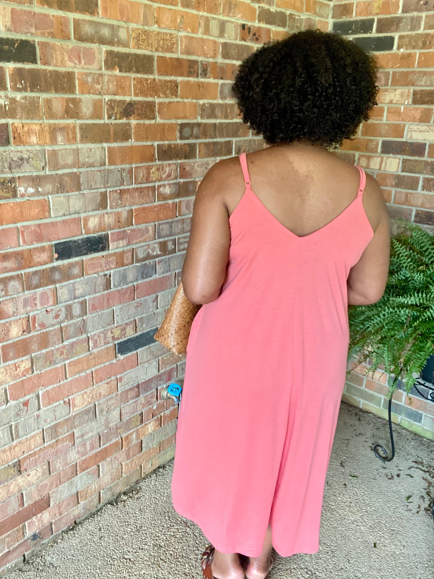 Coral Maxi Dress