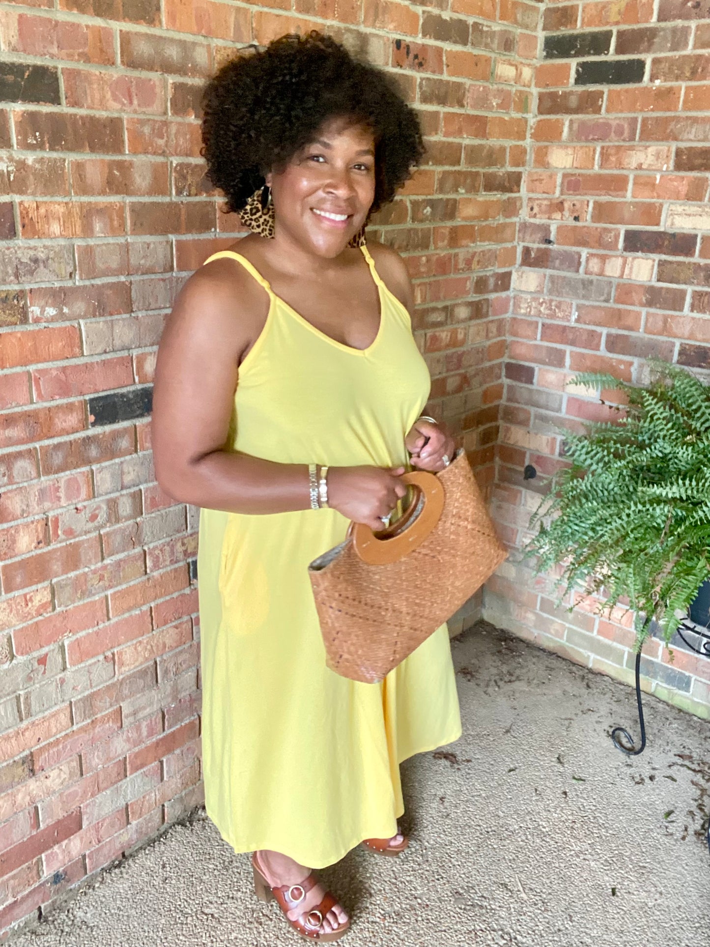 Yellow Cami Maxi Dress