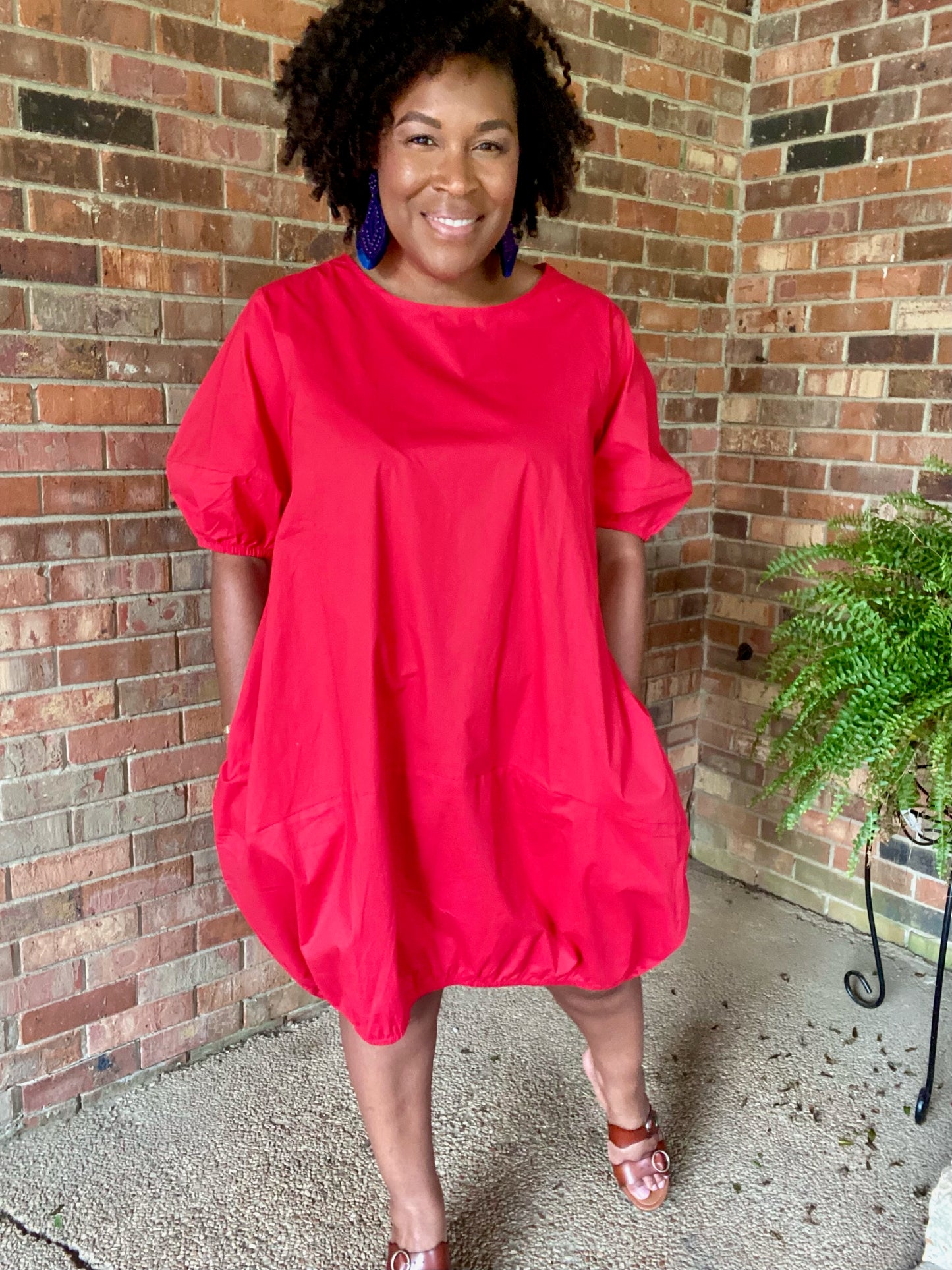 Red Bubble Dress