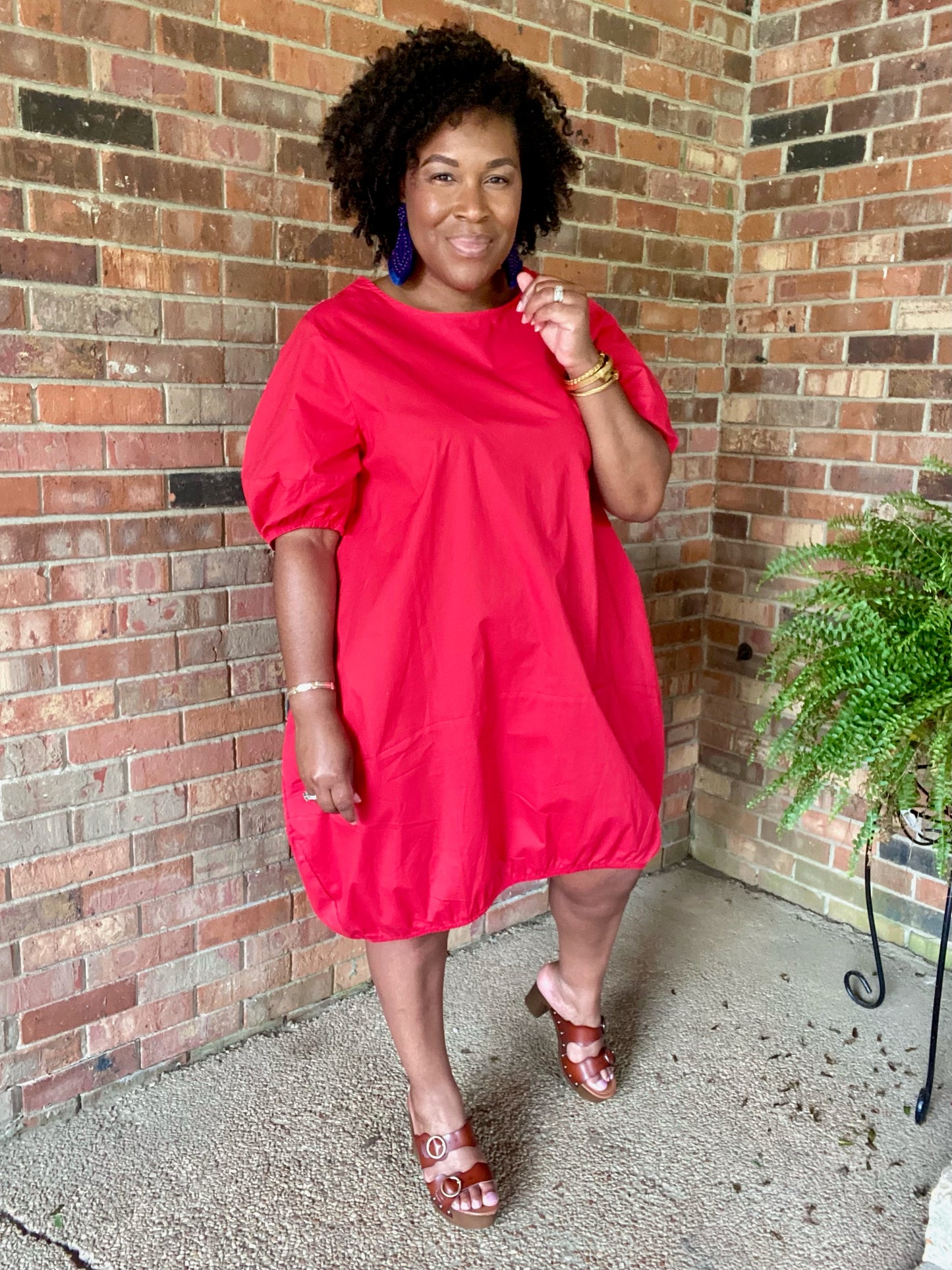 Red Bubble Dress