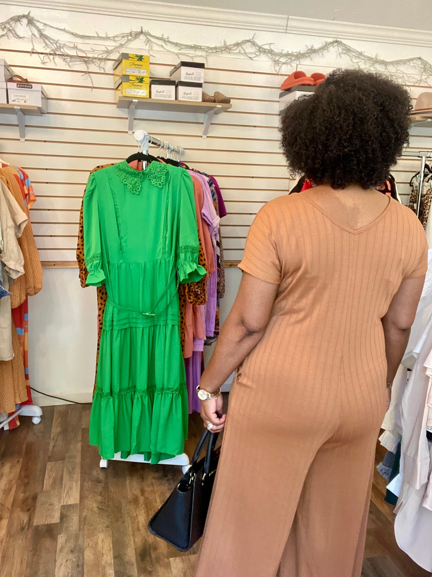 Preorder: Ribbed Wide Leg Jumpsuit