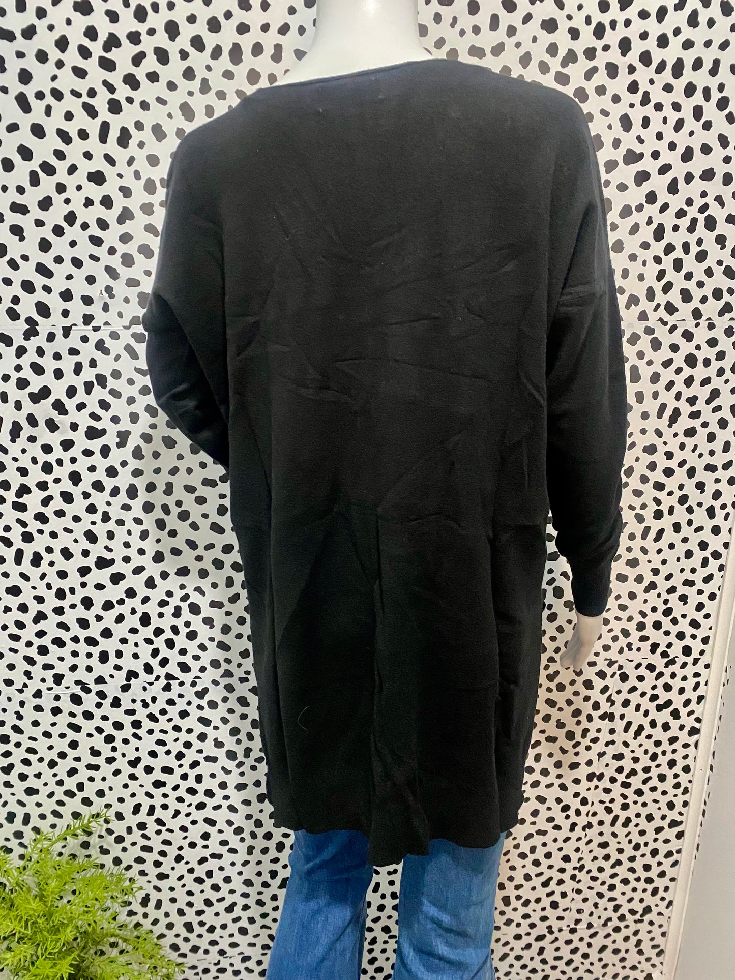 Black Hi Low Sweater