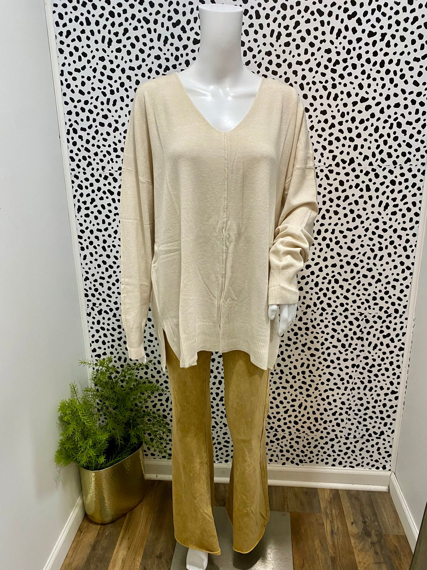 Beige Super Soft Sweater