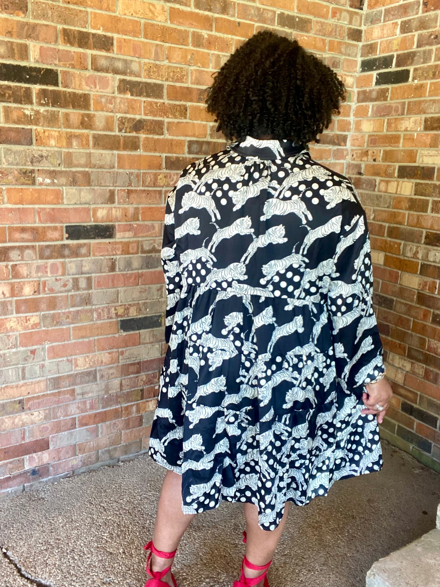 Satin Animal Print