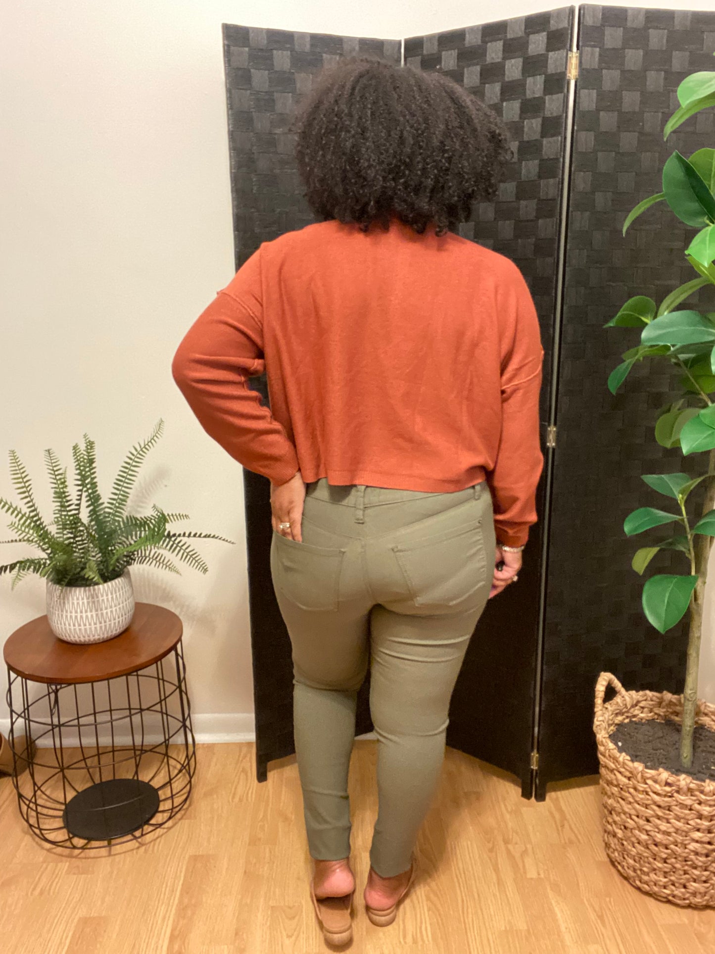 Olive Skinny Jeans